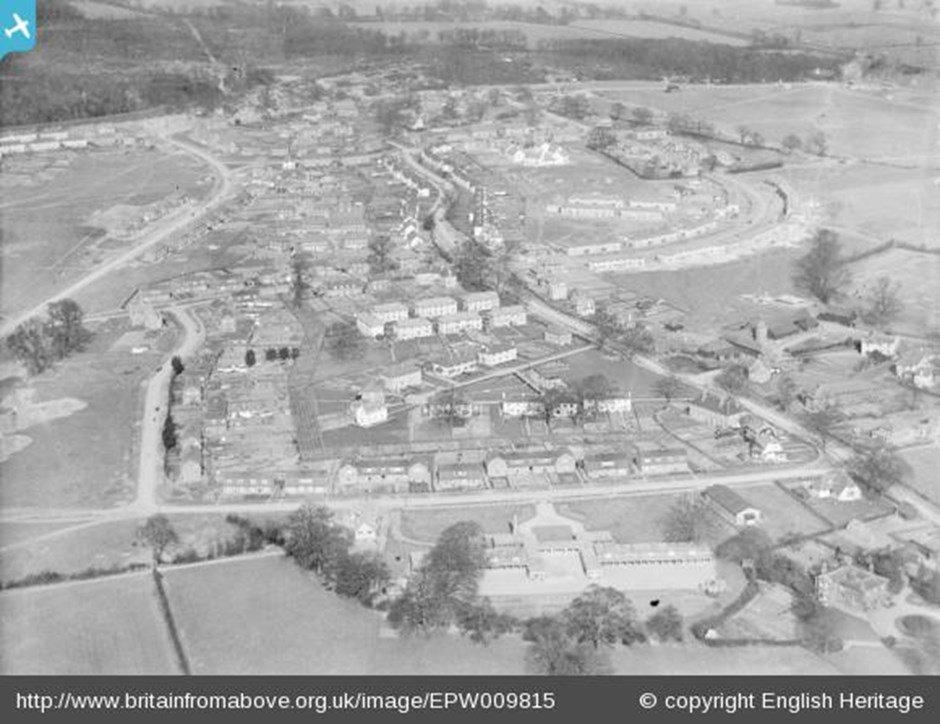 Handside Lane and surroundings - 1924 (English Heritage)